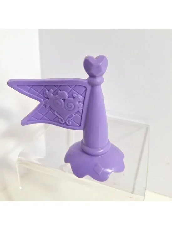 Little People Princess Garden Tea Party Plastic Purple Replacement Flag - Picture 4 of 5
